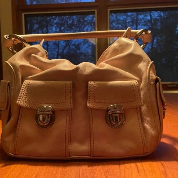 Marc Jacobs Blake Blush Pink Multi-Pocket Hobo Bag Classic Style - Picture 7 of 7